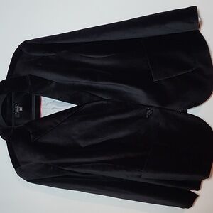 TALBOTS Elegant Black Velvet Blazer